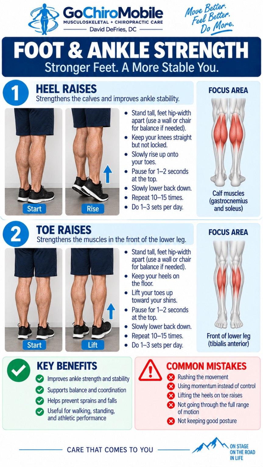 Foot & Ankle Strength exercise guide from Go Chiro Mobile